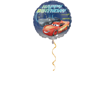 Happy Birthday Cars Ballon - 43 cm