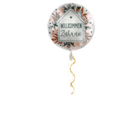 Willkommen Zuhause Ballon - 43 cm